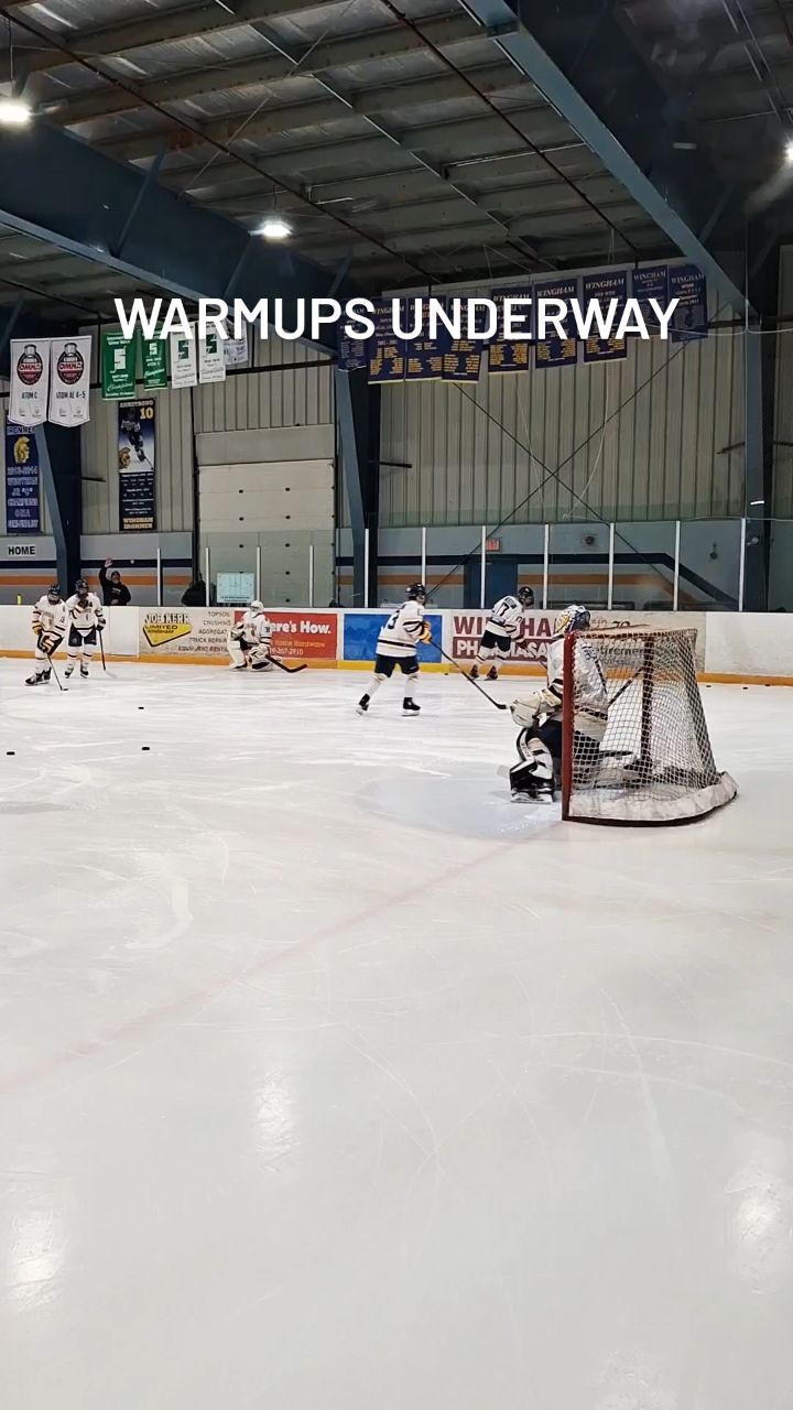 Warmups underway, game starts soon. Go Ironmen! 🔵🟡